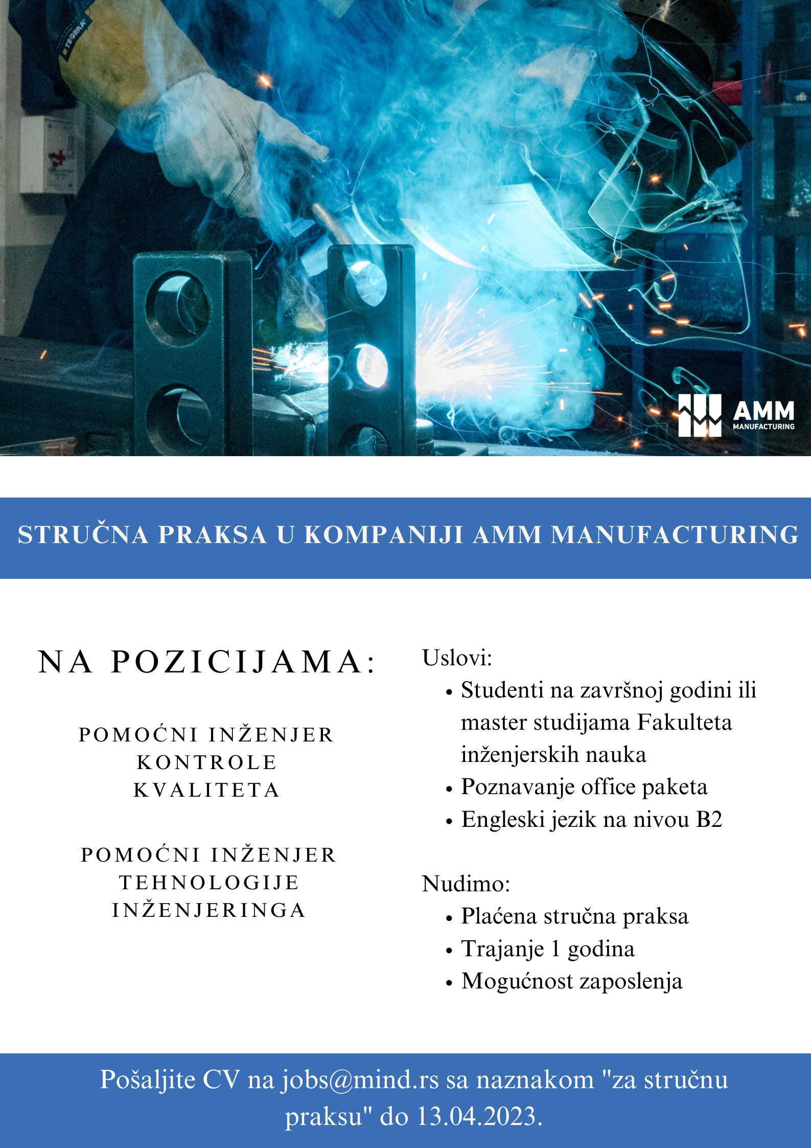 STRUČNA PRAKSA U FIRMI AMM MANUFACTURING