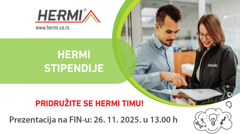 Презентација стипендија компаније Херми: 26. 11. 2025.
